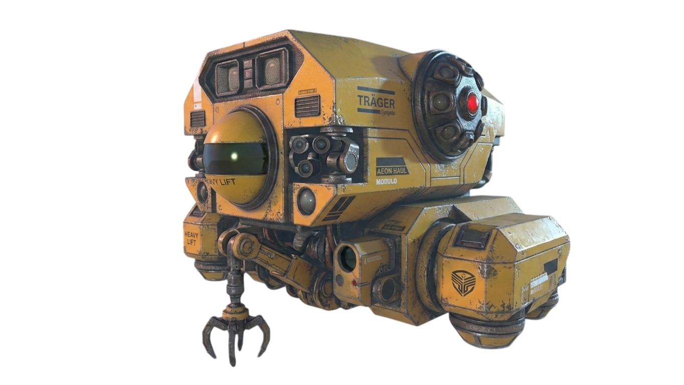 Archo robot floating on the right